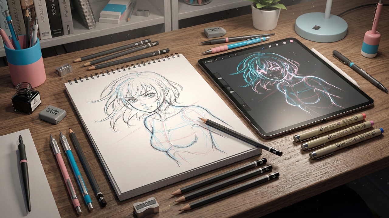 Dibujo de Personajes de Manga desde Cero