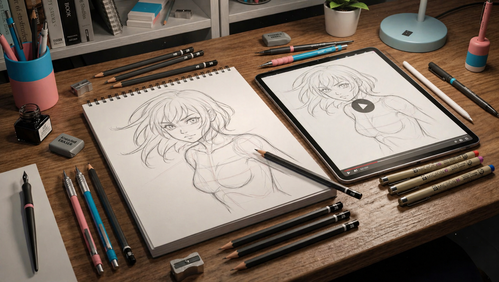 Dibujo de Personajes de Manga desde Cero